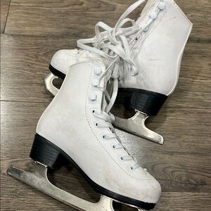 Kids White Ice Skates